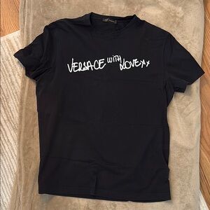 Versace Black Graphic T-Shirt